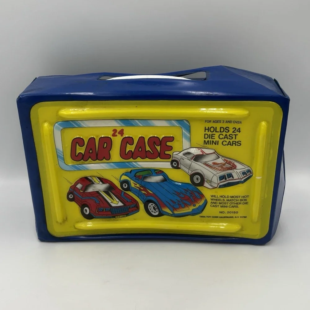 Vintage‎ 1987 Tara Toy Corp. 1:64 24 Car Case